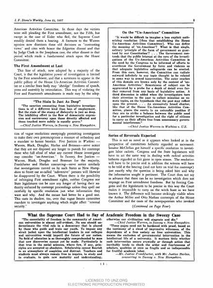 I.F. Stone's Weekly, Vol. V No. 25, page 3